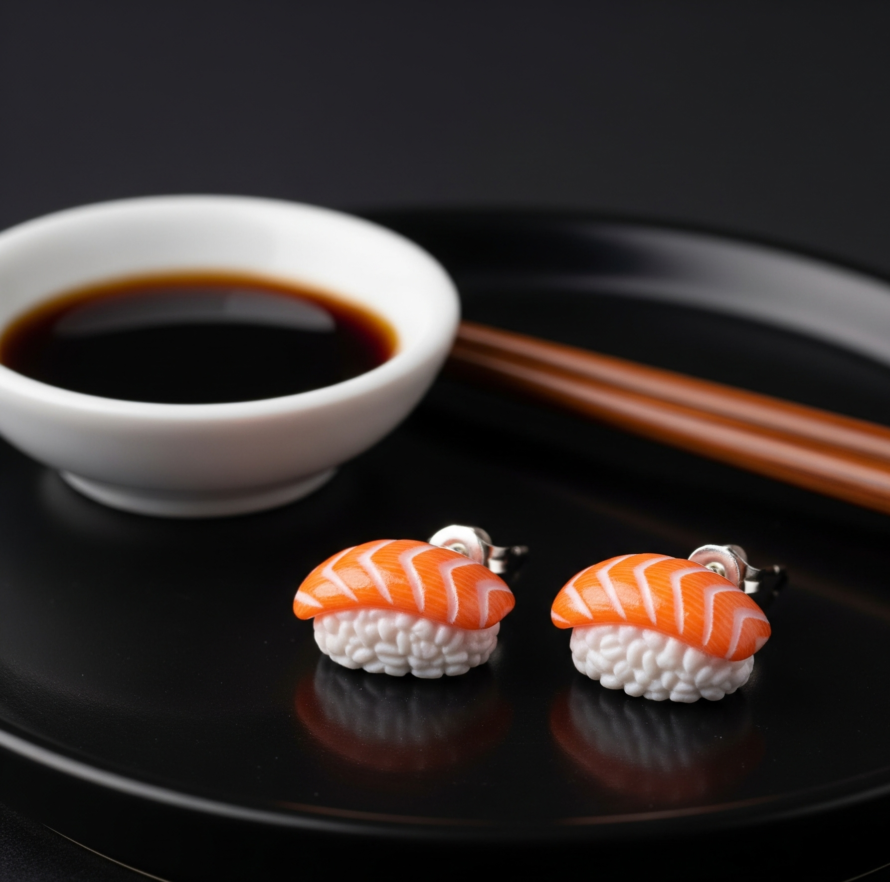 Salmon (Sake) Earrings